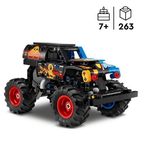 LEGO® Technic 42219 - Monster Jam™ Grave Digger™ Fogo e Gelo - Image 3