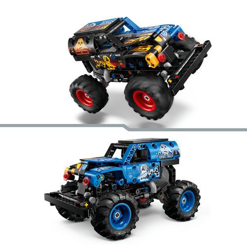 LEGO® Technic 42219 - Monster Jam™ Grave Digger™ Fogo e Gelo - Image 4