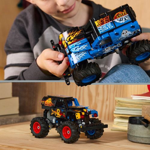 LEGO® Technic 42219 - Monster Jam™ Grave Digger™ Fogo e Gelo - Image 6