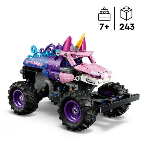 LEGO® Technic 42220 - Pull-back Monster Jam™ Sparkle Smash™ - Image 3