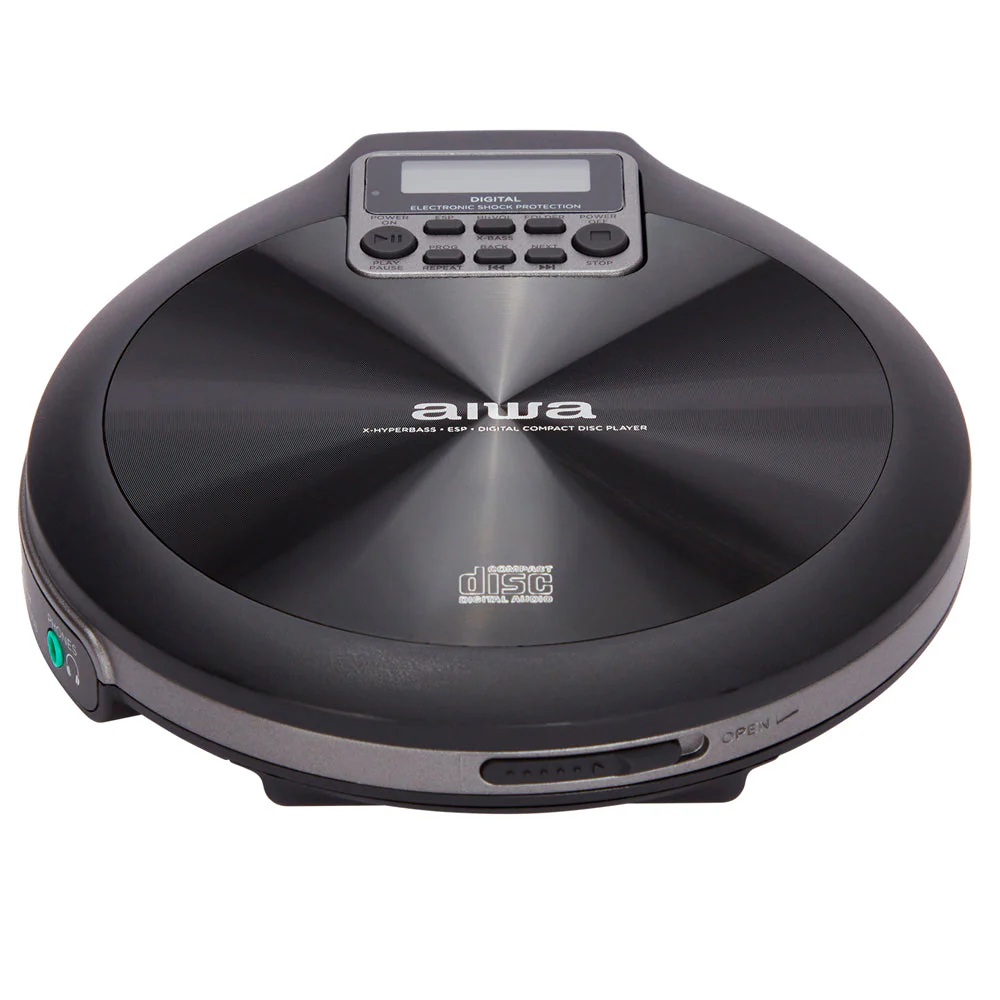 Leitor CD Portátil MP3 Aiwa PCD-810BK Preto - Image 2