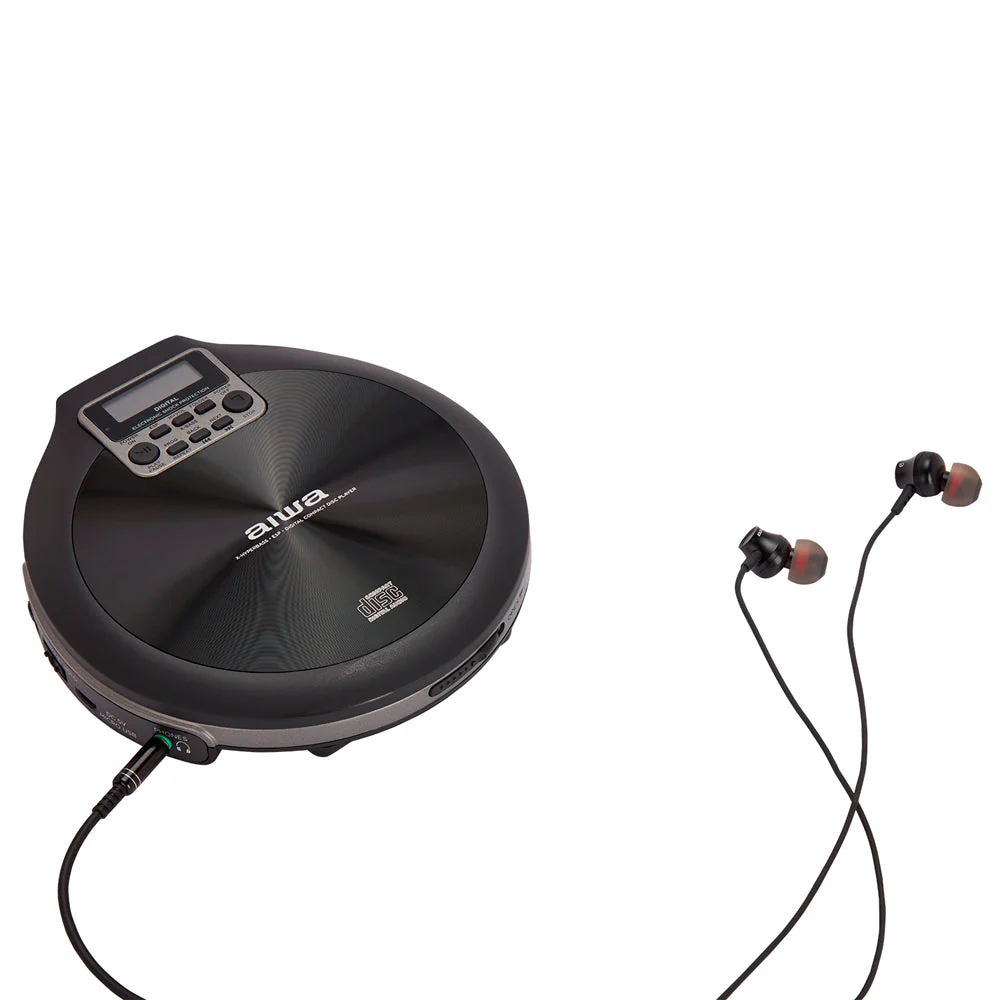 Leitor CD Portátil MP3 Aiwa PCD-810BK Preto - Image 3