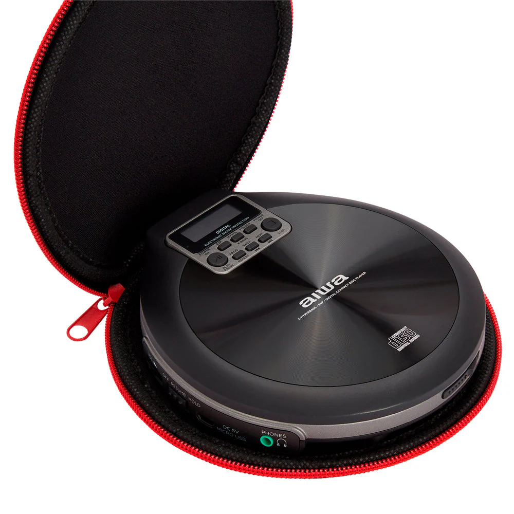 Leitor CD Portátil MP3 Aiwa PCD-810BK Preto - Image 6
