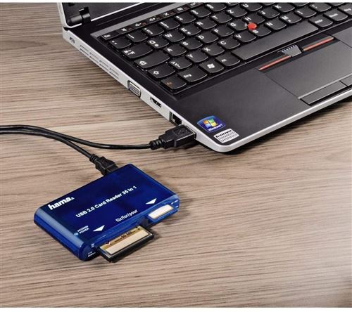 Leitor de Cartões Hama C55348 35-em-1 V2 (SD/CF/MS/xD/SM) - Image 3