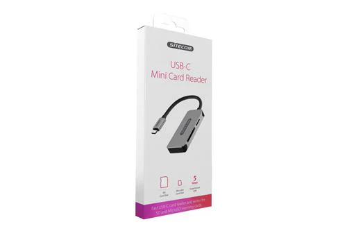 Leitor de Cartões Sitecom MD-066 USB 3.2 Gen 1 (3.1 Gen 1) Type-C - Image 3