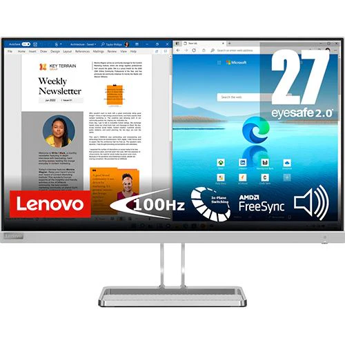 Monitor Lenovo L27i-40 | 27'' | 100 Hz | Full HD - Image 2