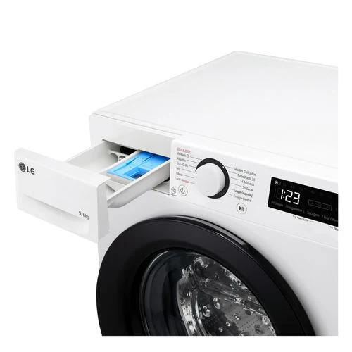 Máquina de Lavar e Secar Roupa LG F4DR509S6W | 9/6 Kg | 1400 RPM | D | Branco - Image 4