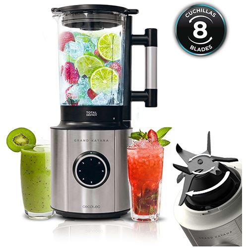 Liquidificador Cecotec Grand Katana 2700MAX Total Destroy | 1,8 L | 2700 W | Preto | Cinzento - Image 2