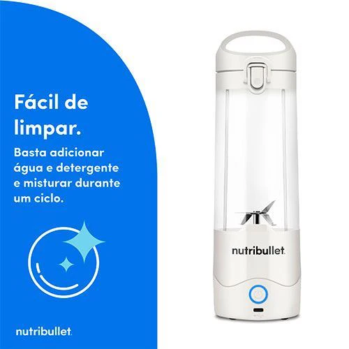 Liquidificadora Portátil Nutribullet NBP003W - Branco - Outlet - Grade A - Image 5