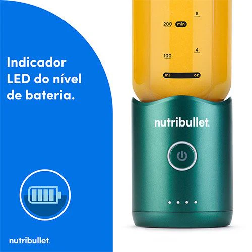 Liquidificadora Portátil Nutribullet NBP013GR Flex - Verde - Image 3