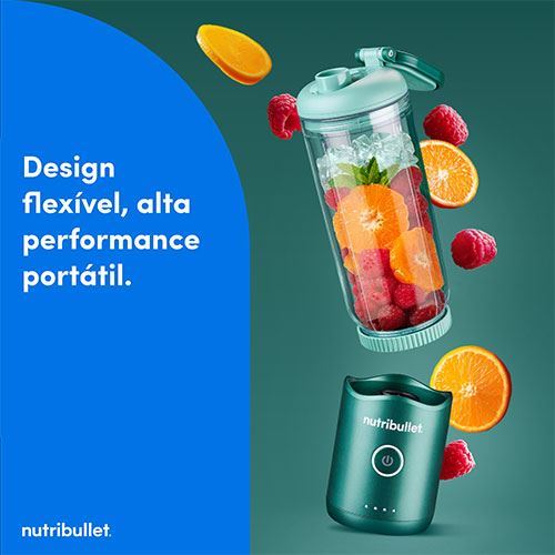Liquidificadora Portátil Nutribullet NBP013GR Flex - Verde - Outlet - Grade A - Image 2