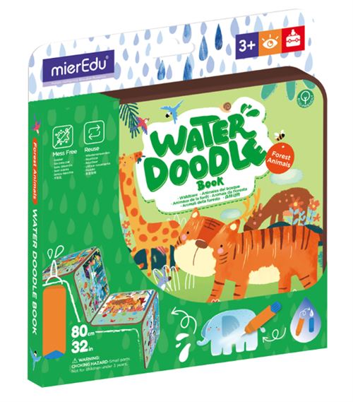 Livro de Pintura com Água: Animais da Floresta - MierEdu | Sig Toys - Image 2