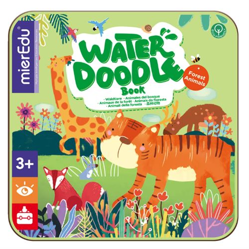 Livro de Pintura com Água: Animais da Floresta - MierEdu | Sig Toys - Image 3
