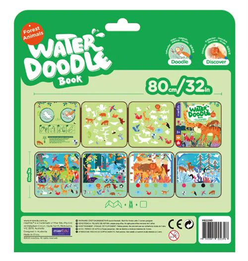 Livro de Pintura com Água: Animais da Floresta - MierEdu | Sig Toys - Image 4