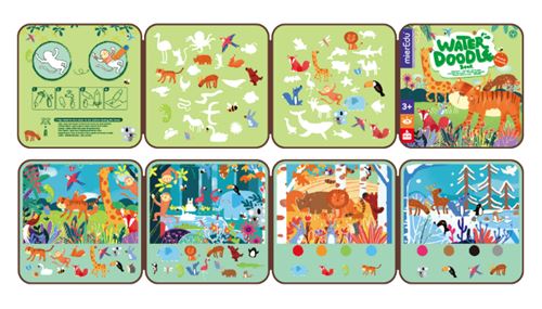 Livro de Pintura com Água: Animais da Floresta - MierEdu | Sig Toys - Image 5