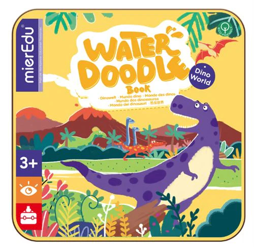Livro de Pintura com Água: Mundo dos Dinossauros - MierEdu | Sig Toys - Image 2