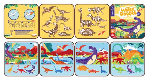 Livro de Pintura com Água: Mundo dos Dinossauros - MierEdu | Sig Toys - Image 4