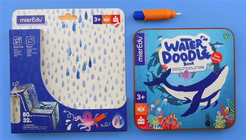 Livro de Pintura com Água: Mundo Marinho - MierEdu | Sig Toys - Image 6