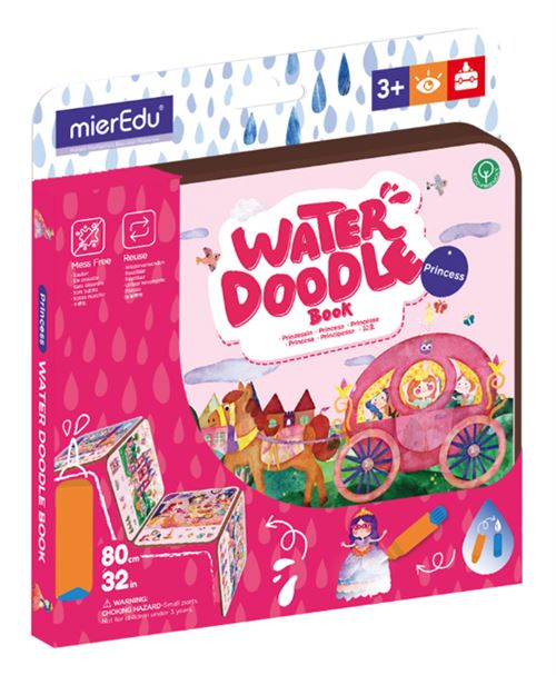 Livro de Pintura com Água: Princesa - MierEdu | Sig Toys - Image 3