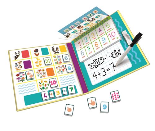 Livro Magnético: Números e Animais - 36 Peças Magnéticas - Education Clementoni - Image 2