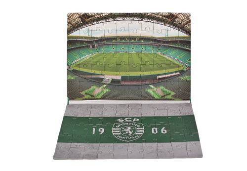 Livro Puzzle Magnético 2x50 Peças: Sporting - Kit Constrói - Image 3