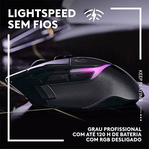 Rato Ótico Gaming Logitech G502 X Plus - Preto - Image 3