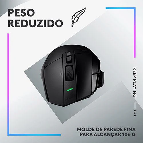 Rato Ótico Gaming Logitech G502 X Plus - Preto - Image 8