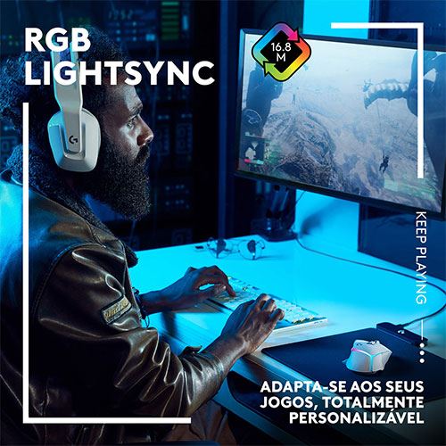 Rato Ótico Gaming Logitech G502 X Plus - Branco - Image 5