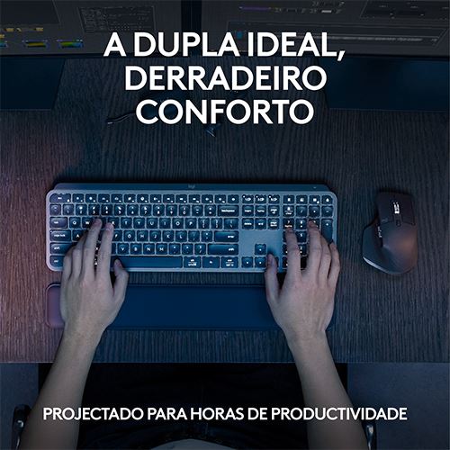 Conjunto Logitech Teclado MX Keys S + Rato MX Master 3S - Preto - Image 6