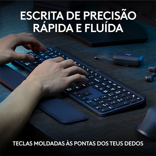 Conjunto Logitech Teclado MX Keys S + Rato MX Master 3S - Preto - Image 7
