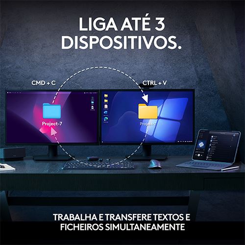 Conjunto Logitech Teclado MX Keys S + Rato MX Master 3S - Preto - Image 9