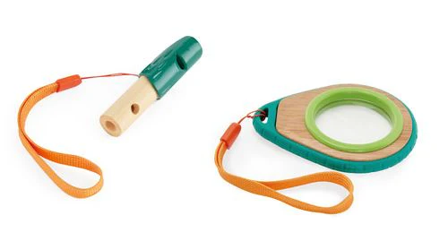 Lupa Infantil e Apito em Bambu - Kit de Iniciação para os Naturalistas - Nature & Découvertes - Image 2