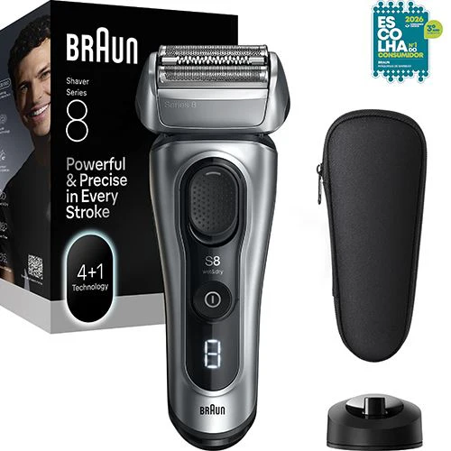 Máquina de Barbear Braun S8 8617 S - Prateado - Image 2