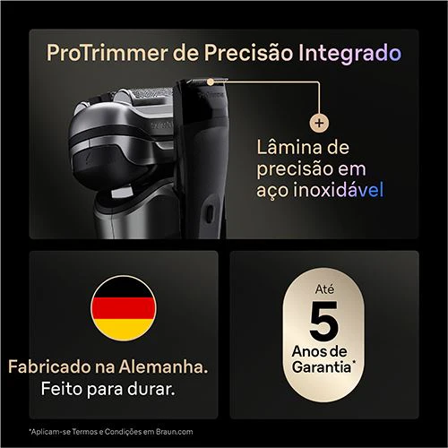 Máquina de Barbear Braun S9 9615 S - Cinzento - Image 7