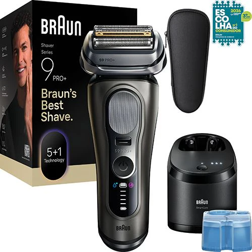 Máquina de Barbear Braun S9 9655 CC - Cinzento - Image 2