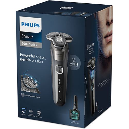 Máquina de Barbear Philips Series 5000 S5887/50 - Cinzento Carbono - Image 7