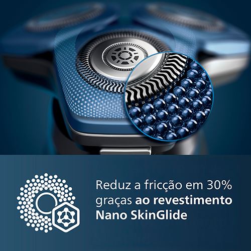 Máquina de Barbear Philips Shaver Series 7000  S7882/55 - Azul Glaciar - Image 4