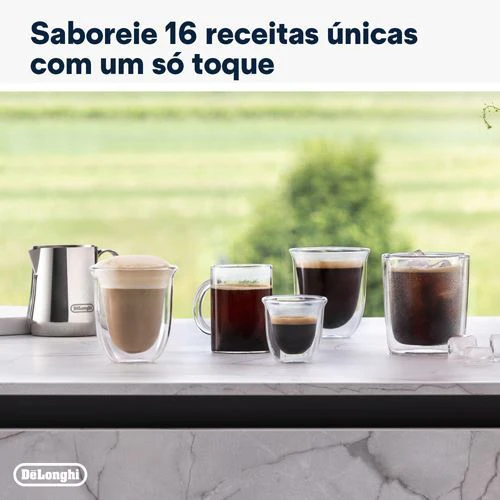 Máquina de Café Automática com Moinho Delonghi Rivelia Exam 440.55.B - Preto - Outlet - Grade A - Image 2