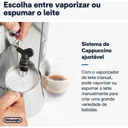 Máquina de Café Manual DeLonghi Dedica Style Ec685.M - Metal - Outlet - Grade A - Image 3