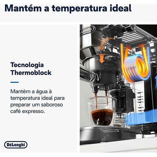 Máquina de Café Manual DeLonghi Dedica Style Ec685.M - Metal - Outlet - Grade B - Image 7