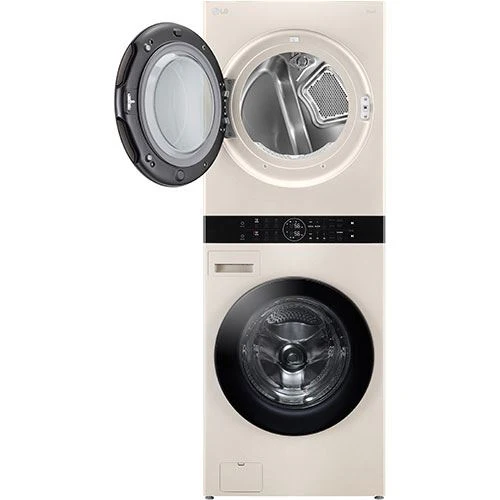 Máquina de Lavar e Secar Roupa LG WT1210EEF | 12/10 Kg |1400 RPM | A/C | Bege - Image 3