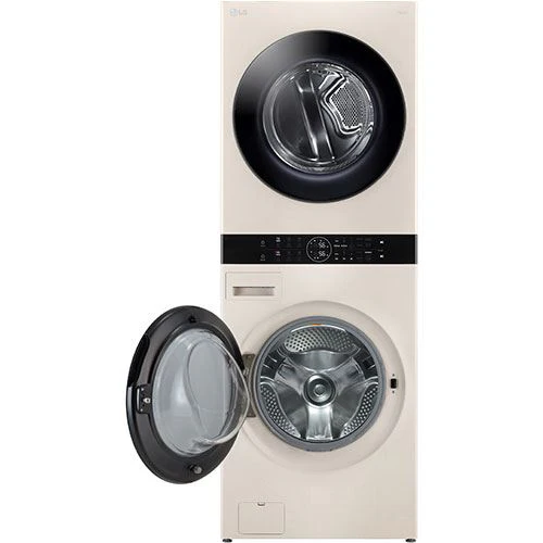 Máquina de Lavar e Secar Roupa LG WT1210EEF | 12/10 Kg |1400 RPM | A/C | Bege - Image 4