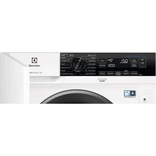 Máquina de Lavar Roupa Electrolux EW7F3846OF | 8 Kg | 1400 RPM | D | Branco - Image 3