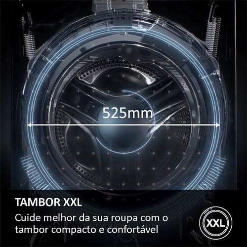 Máquina de Lavar Roupa Haier HW100-BD14979U1 | 10 Kg | 1400 RPM | A | Branco - Image 5