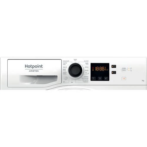 Máquina de Lavar Roupa Hotpoint Ns 722U Wk Spt N | 7 Kg | 1200 Rpm | E | Branco - Outlet - Grade A - Image 3