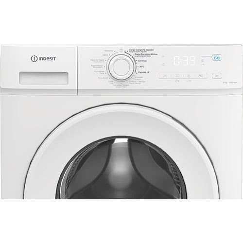 Máquina de Lavar Roupa Indesit IMA 864 MY TIME SPT | 8 Kg | 1400 RPM | A | Branco - Image 3