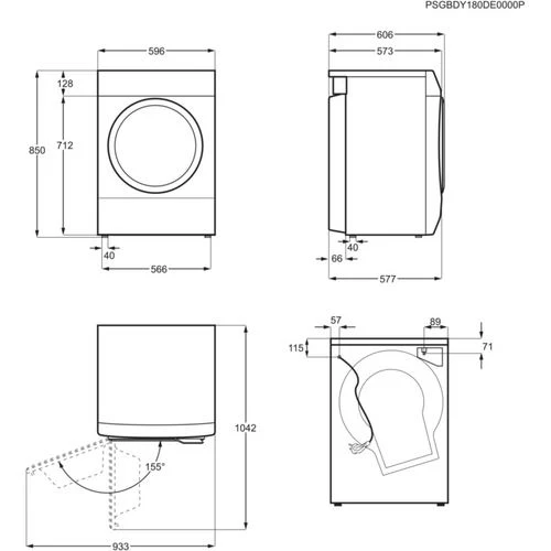 Máquina de Secar Zanussi ZDP7202PZ1 | 7 Kg | Condensação | B | Branco - Image 4