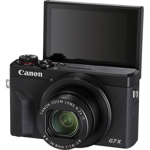 Máquina Fotográfica Compacta Canon PowerShot G7 X Mark III - Kit Bateria - Preto - Image 5
