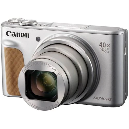Máquina Fotográfica Compacta Canon PowerShot SX740 HS Lite Travel Edition - Prata - Image 3
