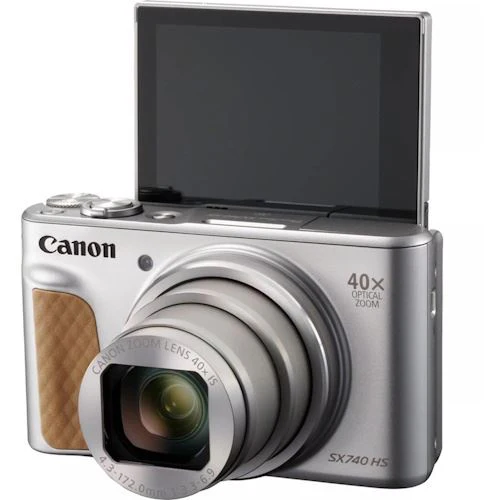 Máquina Fotográfica Compacta Canon PowerShot SX740 HS Lite Travel Edition - Prata - Image 4
